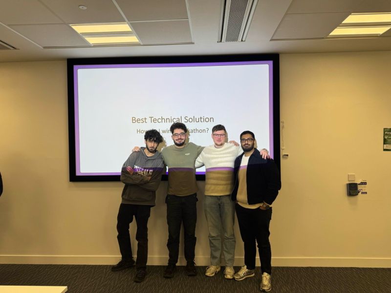 Arete team with Best Technical Solution award