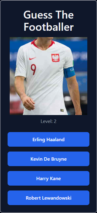 image of guess the footballer game